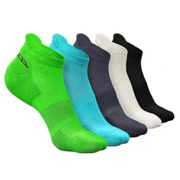 Heelium Women Pack Of 5 Anti-Bacterial Odour-Free Ankle Length Socks-image-82