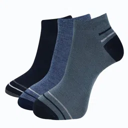 Dollar Socks Men Pack Of 3 Striped Ankle-Length Socks-22