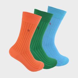 One8 Men Pack Of 3 Calf-Length Socks-20
