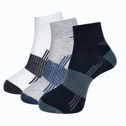 Dollar Socks Men Pack of 3 Ankle-Length Patterned Socks-53