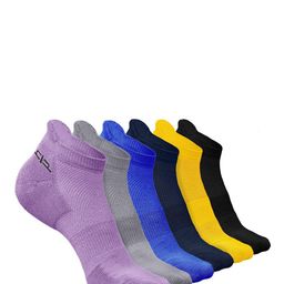 Heelium Men Pack of 6 Bamboo Breathable Ankle Length Socks-image-31