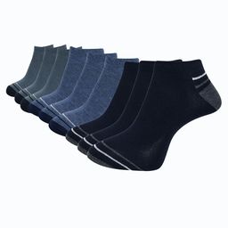 Dollar Socks Men Pack Of 9 Assorted Ankle Length Socks-image-3