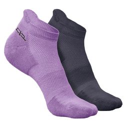 Heelium Men Pack Of 2 Patterned Odour-Free Padded Base Anti-bacterial Ankle-Length Socks-6
