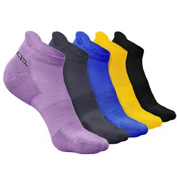 Heelium Men Pack Of 5 Anti-bacterial Ankle-Length Socks-image-86