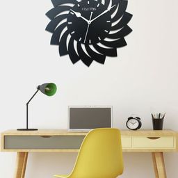 OLIVE TREE Grey Wood Contemporary Wall Clock-72