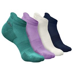 Heelium Men Pack Of 4 Self-Design Anti Bacterial Ankle-Length Socks-18