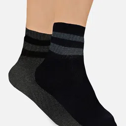 Bodycare Men Pack Of 2 Above Ankle-Length Cotton Socks-42