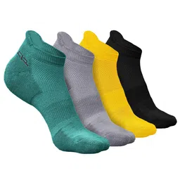 Heelium Men Pack Of 4 Breathable Ankle Length Socks-31