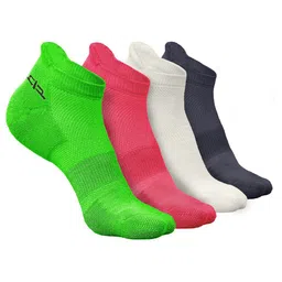 Heelium Women Pack Of 4 Anti-Bacterial Odour-Free Ankle Length Bamboo Socks-picture-13