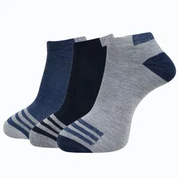 Dollar Socks Men Pack Of 3 Ankle Length Socks-31