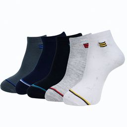 Dollar Socks Men Pack Of 5 Patterned Ankle-Length Socks-46