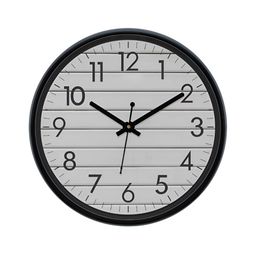 Aura Grey & Black Analogue Wall Clock-29