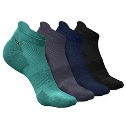 Heelium Men Pack Of 4 Anti-Bacterial Breathable Ankle Length Socks-49