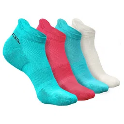 Heelium Women Pack Of 4 Anti Bacterial Ankle Length Socks-picture-16
