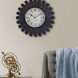 Aura Black Analogue Contemporary Wall Clock-image-24