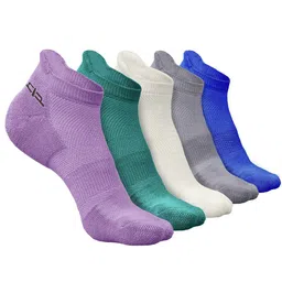 Heelium Men Pack Of 5 Anti-Bacterial Ankle-length Bamboo Socks-image-95
