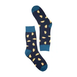 The Tie Hub Men Orange Fruits Patterned Calf-Length Socks-picture-27