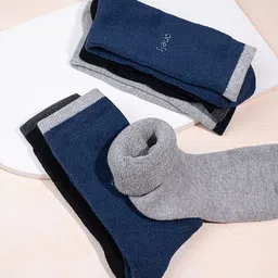 One8 Men Pack Of 3 Calf-Length Socks-8