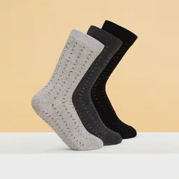 BYFORD by Pantaloons Men Pack Of 3 Patterned Calf Length Socks-47