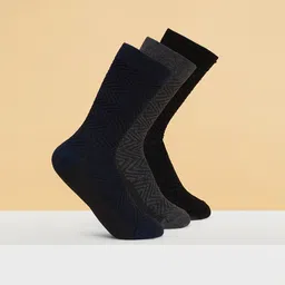 BYFORD by Pantaloons Men Pack of 3 Calf Length Socks-49