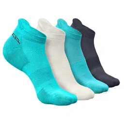 Heelium Women Pack Of 4 Self Design Anti-bacterial Ankle Length Socks-image-76