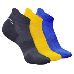 Heelium Men Pack Of 3 Patterned Ankle-Length Socks-14
