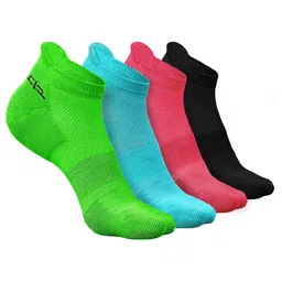 Heelium Women Pack Of 4 Anti-Bacterial Ankle Length Socks-picture-12