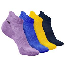 Heelium Men Pack Of 4 Patterned Anti-bacterial Ankle-Length Socks-18