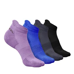 Heelium Men Pack Of 4 Anti-Bacterial Odour-Free Ankle-Length Socks-image-95