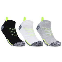 Bonjour Men Pack Of 3 Patterned Cotton Ankle Length Socks-image-23