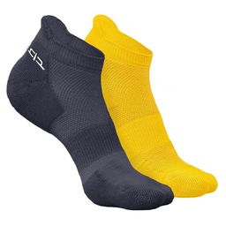 Heelium Men Pack Of 2 Odour-Free Breathable Anti-Bacterial Ankle-Length Socks-image-66