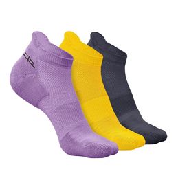 Heelium Men Pack Of 3 Self-Design Breathable Padded Base Ankle-Length Sports Socks-image-67