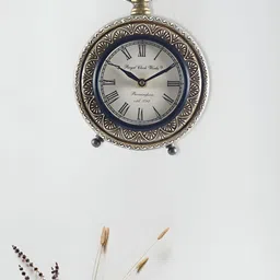 Aura Grey Textured Analogue Contemporary Wall Clock-image-43