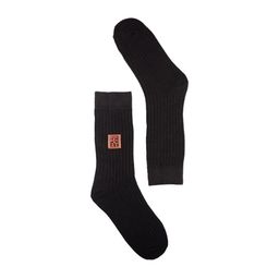 The Tie Hub Men Ribbed Calf-Length Socks-image-46