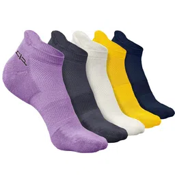 Heelium Men Pack of 5 Anti-Bacterial Ankle-Length Socks-image-65