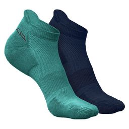 Heelium Men Pack Of 2 Patterned Anti-Bacterial Ankle-Length Socks-5