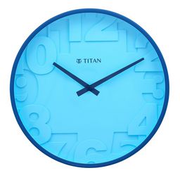 Titan Blue Analogue Contemporary Wall Clock-image-65