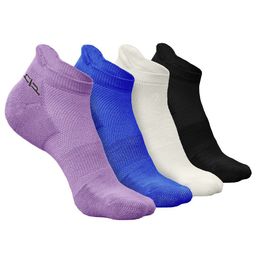 Heelium Men Pack of 4 Ankle-Length Anti-bacterial Socks-21