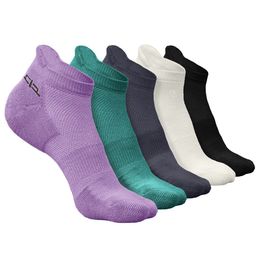 Heelium Men Pack Of 5 Self-Design Odour-Free Breathable Ankle-Length Socks-image-59