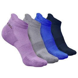 Heelium Men Pack Of 4 Patterned Anti-bacterial Ankle-Length Socks-image-115