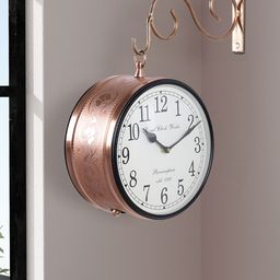 Aapno Rajasthan Pink & White Contemporary Wall Clock-picture-39