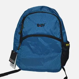 EASY Unisex Blue & Black Backpack-image-11
