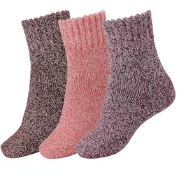 EL REGALO Pack Of 3 Calf Length Socks-36