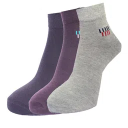 Dollar Socks Men Pack Of 3 Assorted Ankle-Length Socks-image-66
