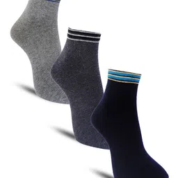 Dollar Socks Men Pack Of 3 Assorted Ankle-Length Socks-image-104