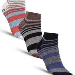 Dollar Socks Men Pack Of 3 Assorted Ankle-Length Socks-image-91