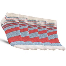 Dollar Socks Men Set Of 5 Assorted Cotton Ankle-Length Socks-15