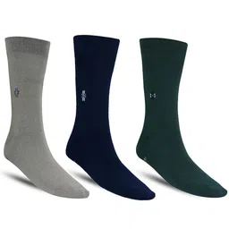 Dollar Socks Men Pack Of 3 Patterned Calf-Length Socks-picture-0