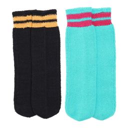 Bharatasya Girls Pack Of 2 Knitted Crew-length Socks-image-15