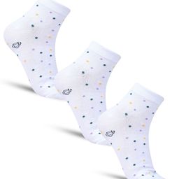 Dollar Socks Men Pack of 3 Patterned Cotton Ankle-Length Socks-image-53